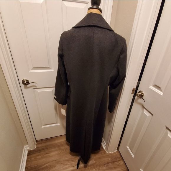 Calvin klein grey notched collar wool‎ walking coat plus size 16 new!!! - Picture 3 of 6